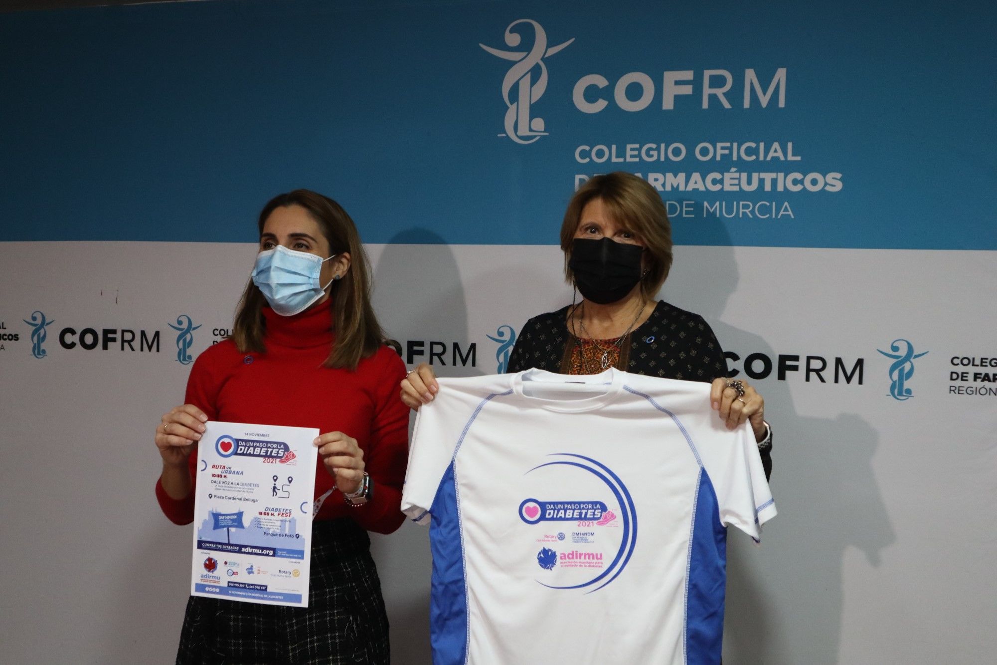 El COFRM y la Asociación Murciana para el Cuidado de la Diabetes (ADIRMU) firman un convenio de colaboración para mejorar la calidad de vida de las personas diabéticas